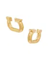 Ferragamo Gancini Earrings In Gold
