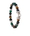 Ferragamo Gancini Elasticated Bracelet In Black
