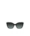 Ferragamo Gancini-embellished Oversized-frame Sunglasses In Black