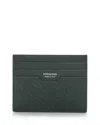 Ferragamo Gancini Embossed Leather Card Case