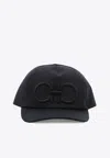 Ferragamo Brimmed Hats With Curved Brim In Black