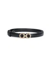 Ferragamo Gancini' Fixed Belt - Black