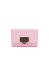 Ferragamo Salvatore  Gancini Clasp Credit Card Holder In Pink