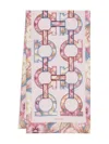 Ferragamo Gancini Floral Print Scarf In Multi