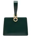 Ferragamo Gancini Geometric Mini Bag In Green