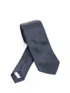 Ferragamo Gancini Graphic Jacquard Tie In Blue