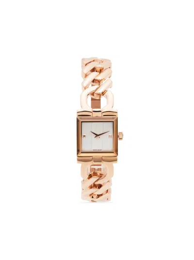 Ferragamo Watch Double Gancini Groumette 19x20mm Qtz Cip5n Dwhite Si In White