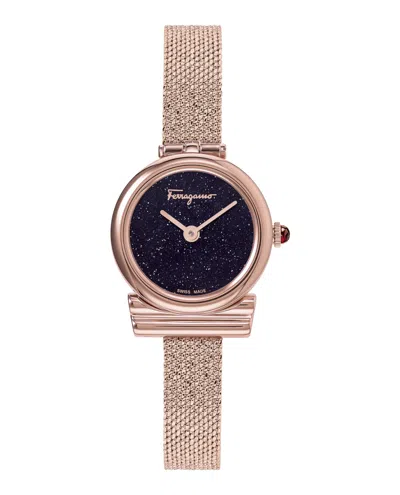 Ferragamo Gancini Holiday Capsule Bracelet Watch In Multi