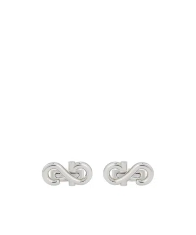 FERRAGAMO GANCINI HOOK CUFFLINKS