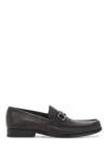 Ferragamo Men's Foster Gancini Bit Loafers In Brown