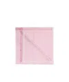 Ferragamo Gancini Patterned Fringed Edge Scarf In Pink
