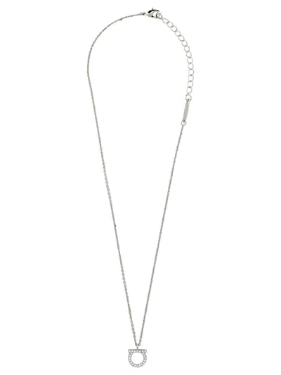 Ferragamo Gancini Jewels Silver In Metallic