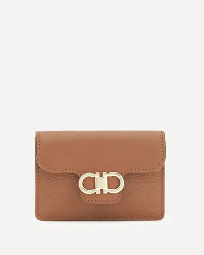 Ferragamo Gancini Keychain In Pattern