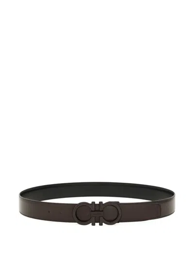 Ferragamo Gancini Leather Belt