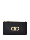 Ferragamo Damen Gancini Kreditkartenetui In Black