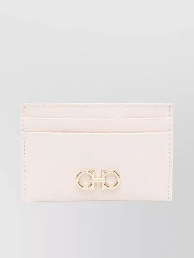 Ferragamo Gancini Leather Card Holder