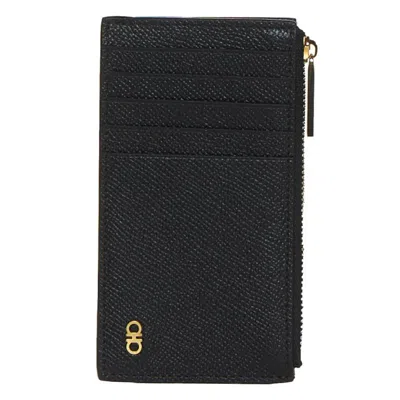 Ferragamo Gancini Leather Card Holder