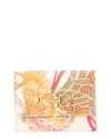 Ferragamo Gancini Leather Card Holder In Neutral