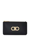 Ferragamo Damen Gancini Kreditkartenetui In Black