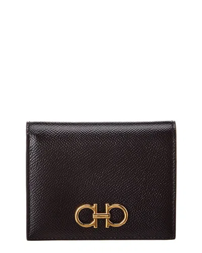 Ferragamo Gancini Wallet In Black