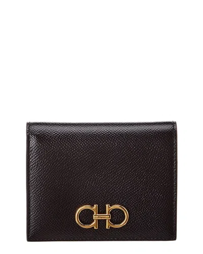 Ferragamo Gancini Wallet In Black