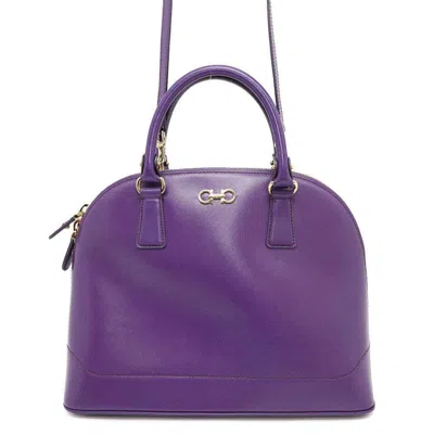 Pre-owned Ferragamo Gancini Leather Handbag ()