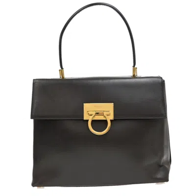 Pre-owned Ferragamo Gancini Leather Handbag ()