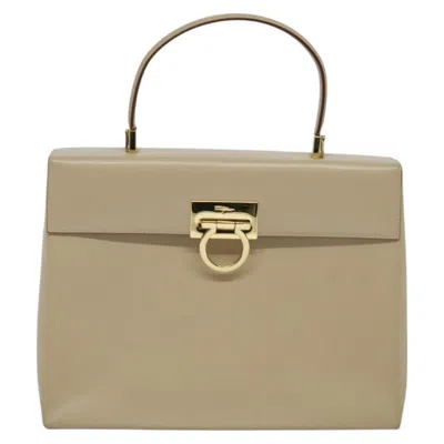 Pre-owned Ferragamo Gancini Leather Handbag ()