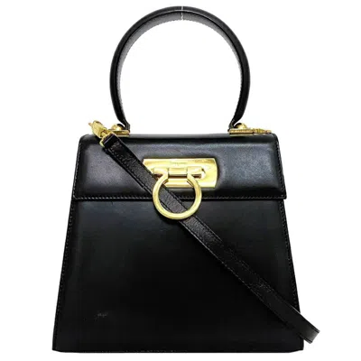 Pre-owned Ferragamo Gancini Leather Handbag () In Multi