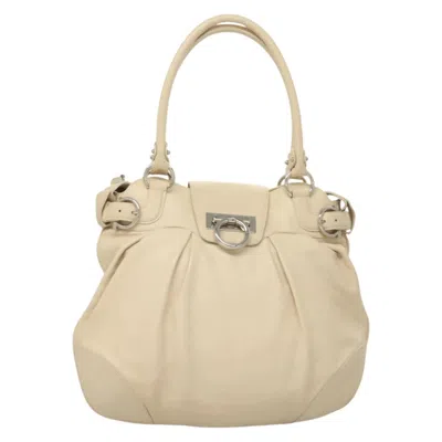 Pre-owned Ferragamo Gancini Leather Handbag () In Multi