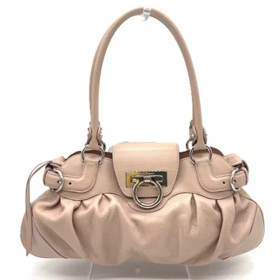 Pre-owned Ferragamo Gancini Leather Handbag () In Multi