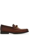 Ferragamo Gancini Leather Loafers