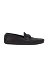 Ferragamo Man Loafers Black Size 11.5 Calfskin In Black