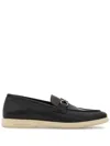 Ferragamo Moccasin Gancini In Black