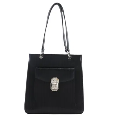 Pre-owned Ferragamo Gancini Leather Shoulder Bag ()