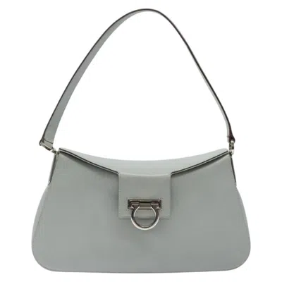 Pre-owned Ferragamo Gancini Leather Shoulder Bag ()