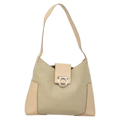 Pre-owned Ferragamo Gancini Leather Shoulder Bag ()