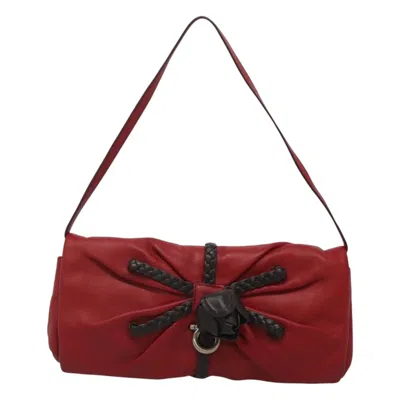 Pre-owned Ferragamo Gancini Leather Shoulder Bag ()