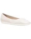 Ferragamo Gancini Leather Sneaker In White