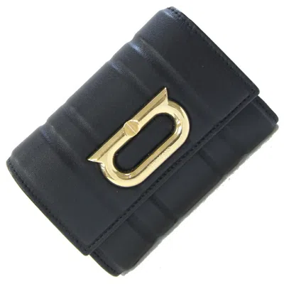 Pre-owned Ferragamo Gancini Leather Wallet (tri-fold) ()