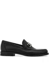 Ferragamo Gancini Loafer In Black