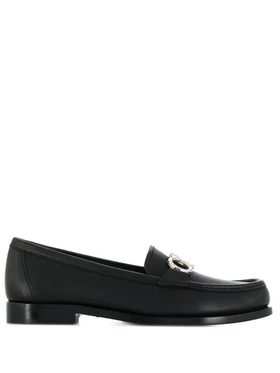 Ferragamo Gancini Loafer In Black