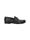 Ferragamo Gancini Loafers In Animal Print