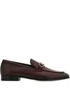 Ferragamo Gancini Embellished Loafers