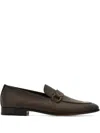 Ferragamo Bonny Gancini Leather Loafers