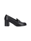 Ferragamo Women's Marlena Gancini Patent Leather Block Heel Loafers In Black