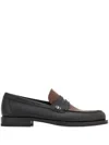Ferragamo Gancini Loafers In Black