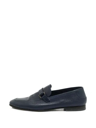Pre-owned Ferragamo Gancini Loafers In Blue