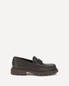 Ferragamo Men Gancini Loafers In Brown