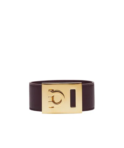 FERRAGAMO GANCINI LOGO BRACELET